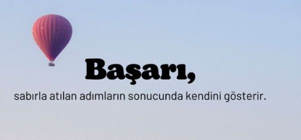 Başarı Sözleri