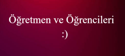 Öğretmen ve Öğrencileri